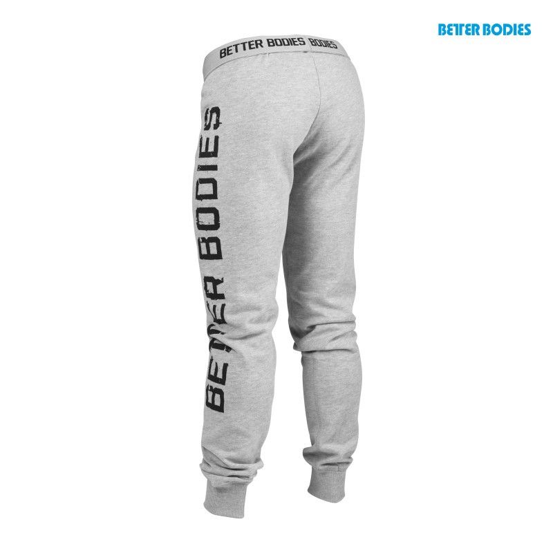 Better Bodies Slim Sweatpant (Grey/Melange)