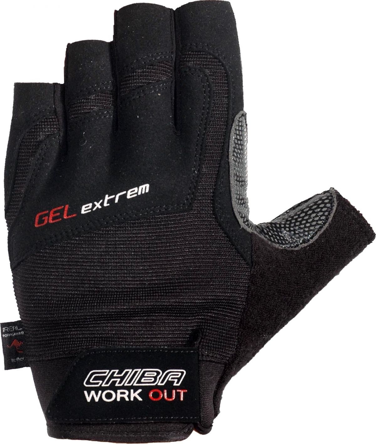 Chiba - 42166 42162 Gel Extrem Gloves (black) pirštinės