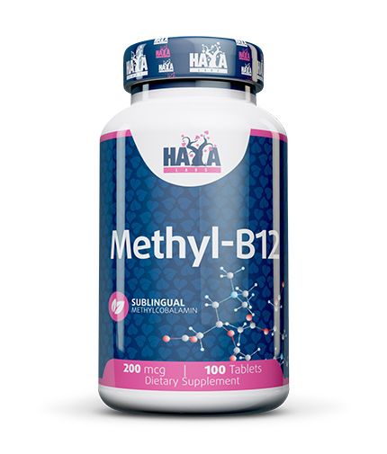 Haya Labs Methyl B-12 100 tab. (Vitaminas B12(metilcobalaminas))