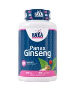 Haya Labs Panax Ginseng (ženšenis) 100 kaps.