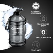 IronMaxx Water Gallon 2200 ml. (pilka permatoma)