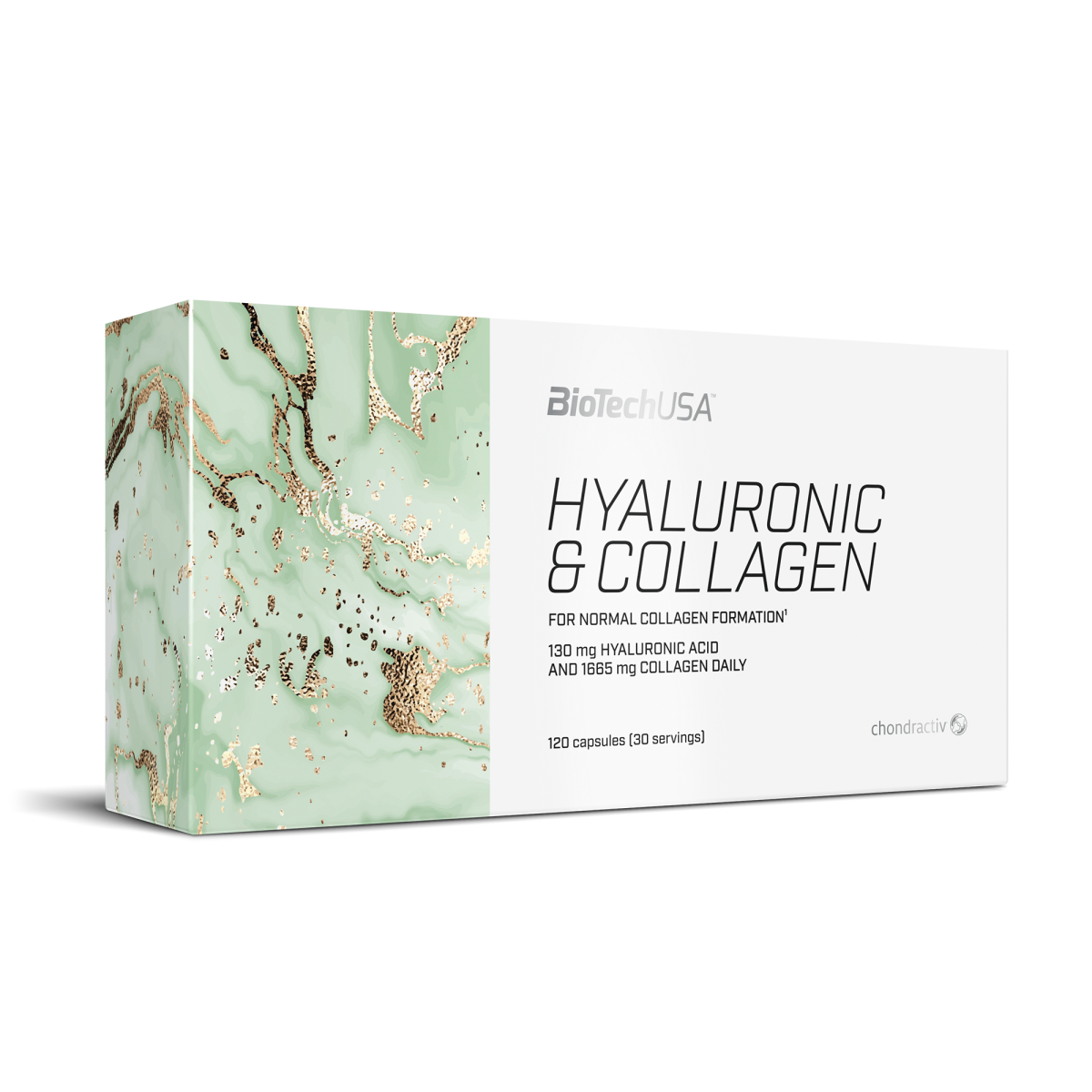 Biotech Hyaluronic & Collagen 120 kaps.