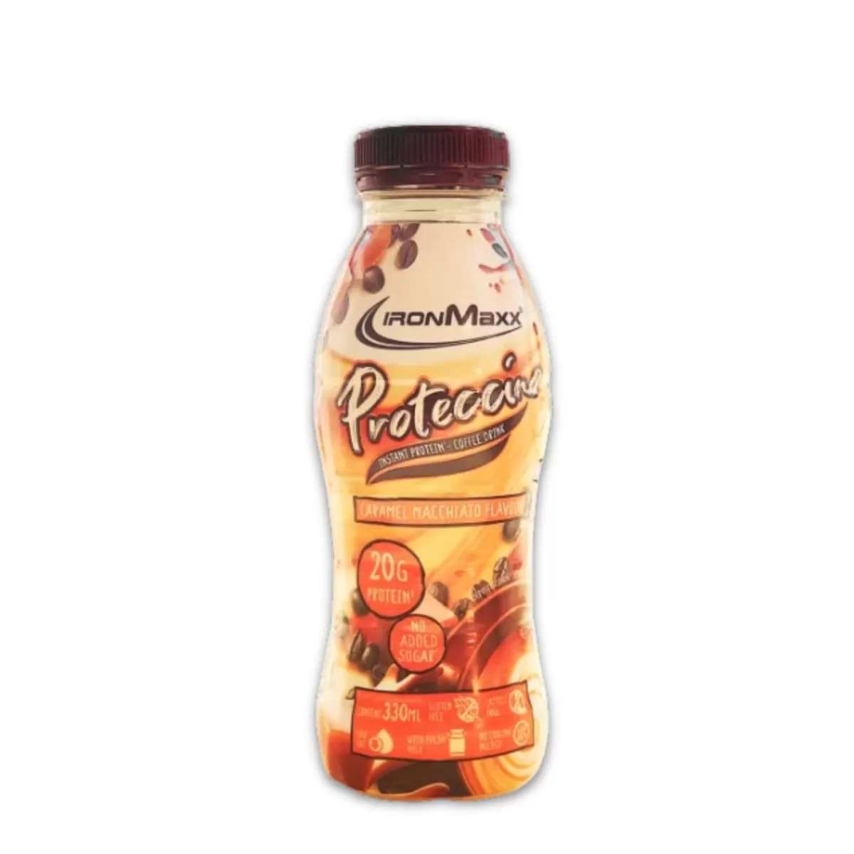 IronMaxx Proteccino 330 ml. Geriausias iki 2026-12-13