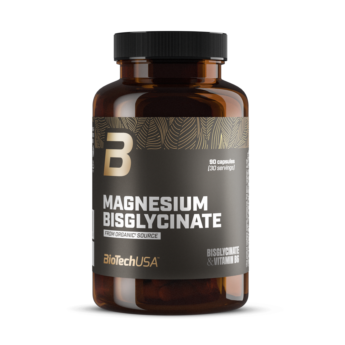 Biotech Magnesium Bisglycinate (Magnio bisglicinatas) 90 kaps.