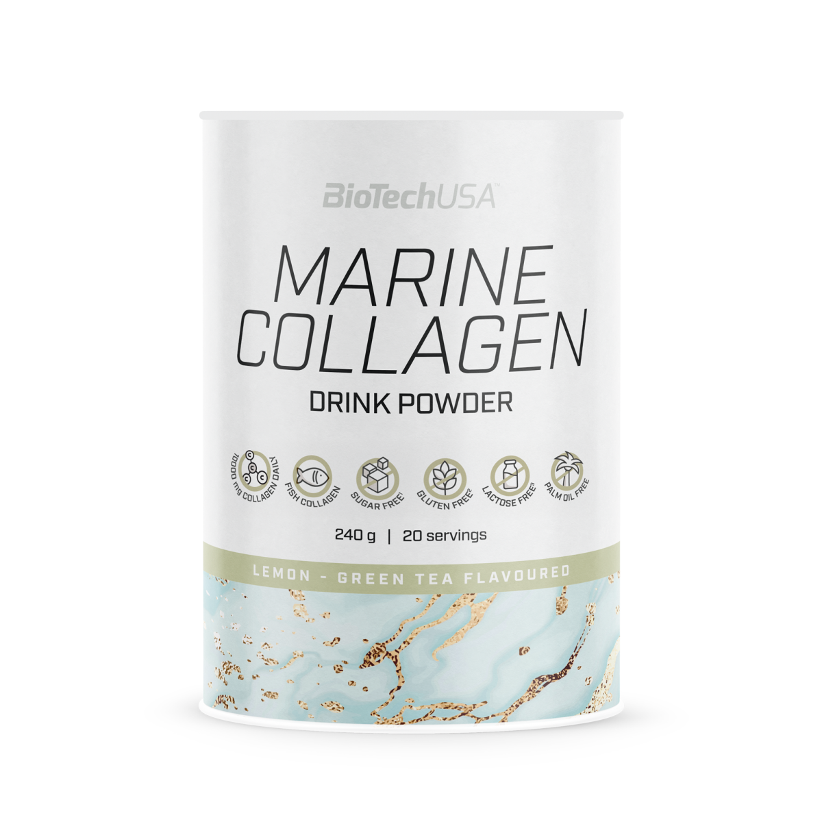 Biotech Marine Collagen (Jūrinis kolagenas iš žuvų) 240g.