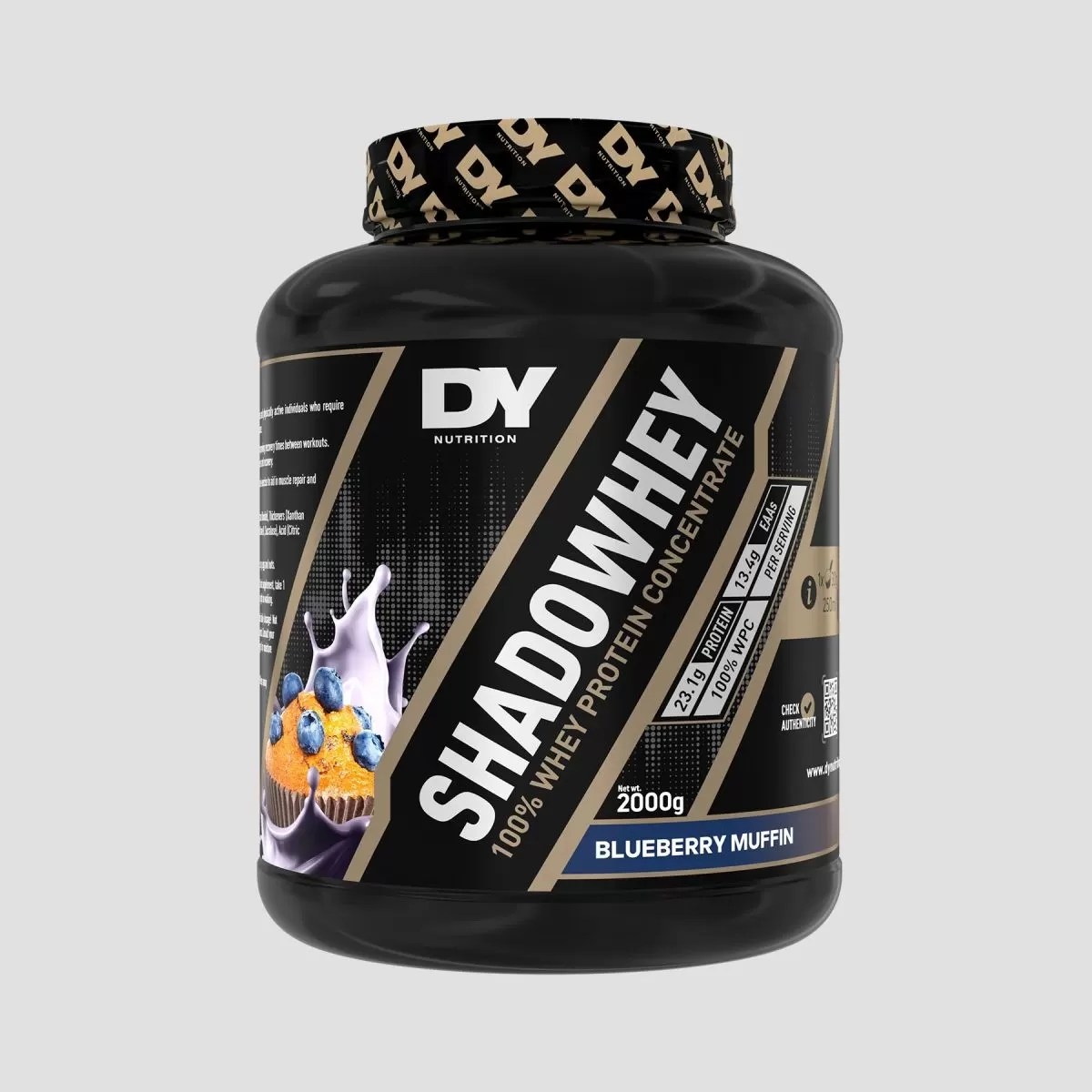 Dorian Yates Nutrition Shadowhey 100% Whey Protein Concentrate 2000 g.
