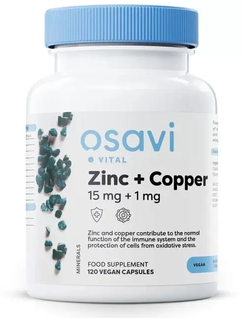 Osavi Zinc + Copper 60 kaps.