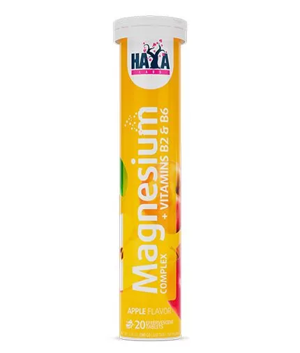 Haya Labs Magnesium Complex+vitamins B2&B6 Effervescent 20 tabl. (20x4g.)
